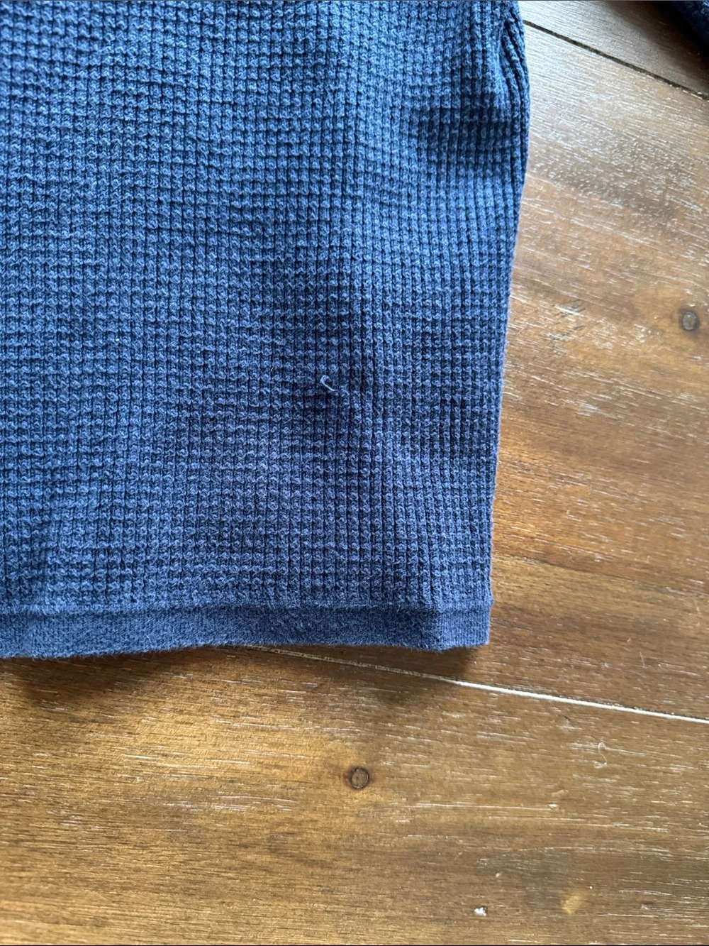 Size 6 Vince waffle knit navy sweatshirt